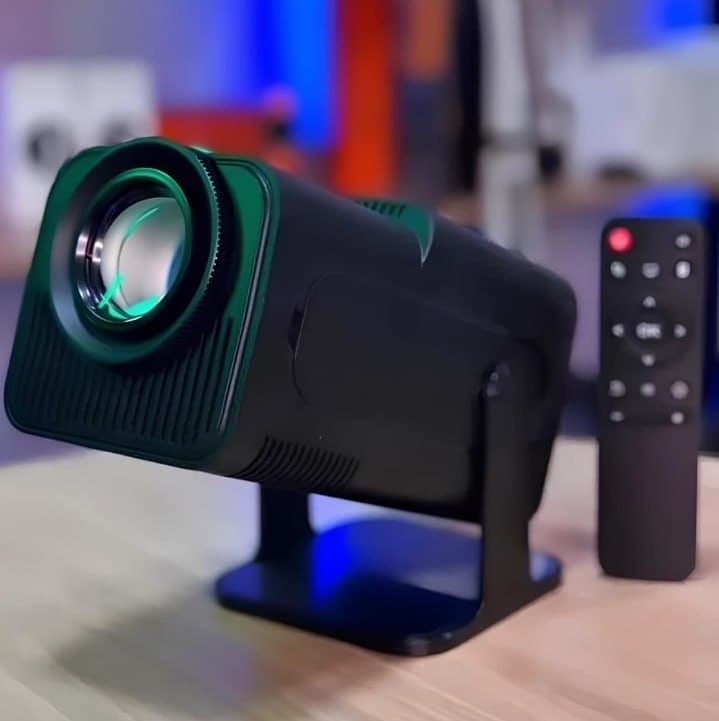 Projetor Vlx Hy320 Mini 4k Wi-fi Preto Bluetooth Android