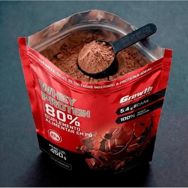 Whey Protein Concentrado 450g Growth Supplements